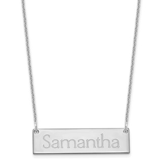 Name Bar Necklace
