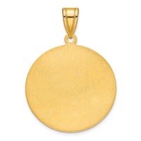 SS Gold-plated Brushed I Love You to the Moon Pendant view 4