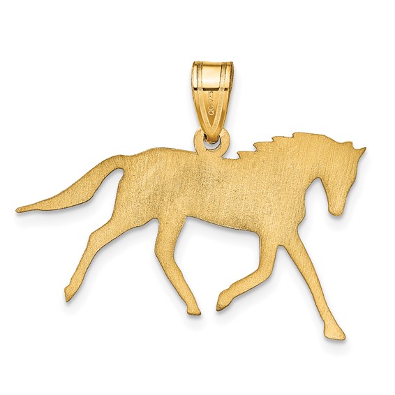  Polished Horse Name Pendant