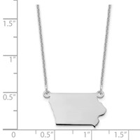 14KW Iowa State Necklace view 3
