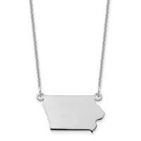 14KW Iowa State Necklace view 1