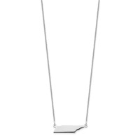 14KW Tennessee State Necklace view 2
