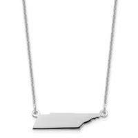 14KW Tennessee State Necklace view 1