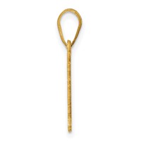 14K Yellow Gold Arkansas State Pendant view 2