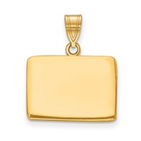 14K Yellow Gold Colorado State Pendant view 1