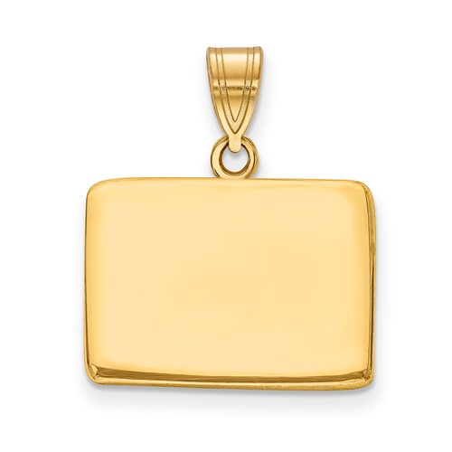 14K Yellow Gold Colorado State Pendant