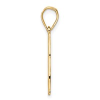 14K Yellow Gold Florida State Pendant view 2