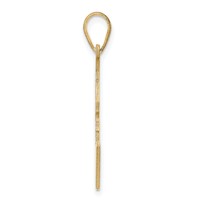 14K Yellow Gold Idaho State Pendant view 2