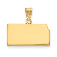 14KY Kansas State Pendant view 1
