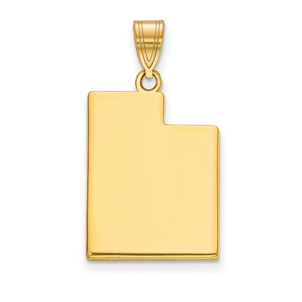 14KY Utah State Pendant