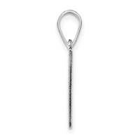 14K White Gold Arizona State Pendant view 2