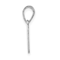 14K White Gold Colorado State Pendant view 2