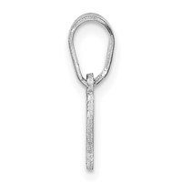 14K White Gold Hawaii State Pendant view 2