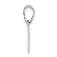 14K White Gold Kansas State Pendant view 2