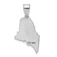 14KW Maine State Pendant view 4