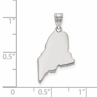 14KW Maine State Pendant view 3