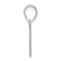 14K White Gold Montana State Pendant view 2