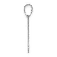 Sterling Silver Rhodium-plated New Hampshire State Pendant view 2