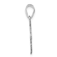 14K White Gold Rhode Island State Pendant view 2