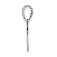 14K White Gold Washington State Pendant view 2