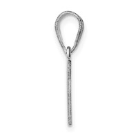 14K White Gold Wyoming State Pendant view 2