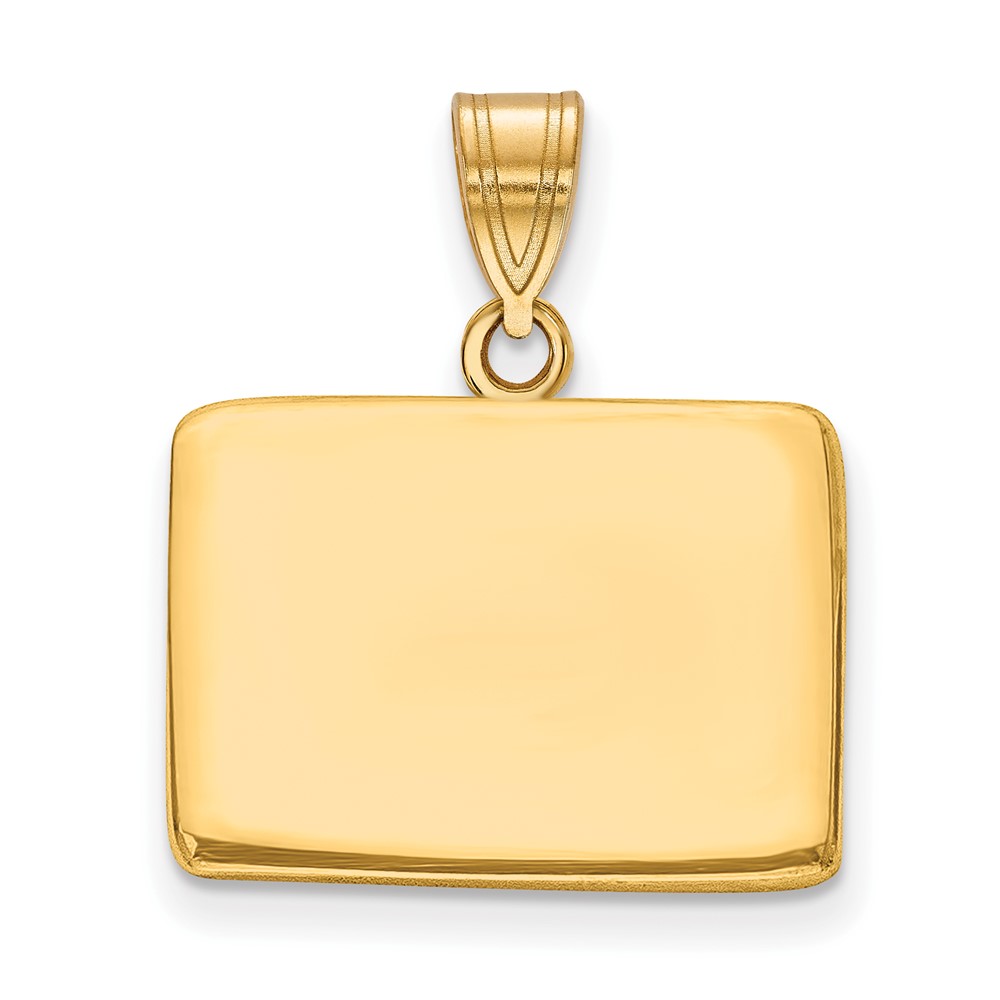 Sterling Silver Gold-plated Colorado State Pendant