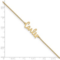 Sterling Silver Gold-plated Signature Bracelet view 3