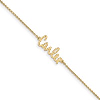 Sterling Silver Gold-plated Signature Bracelet view 1