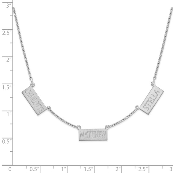 Personalized Horizontal Bar Jewelry