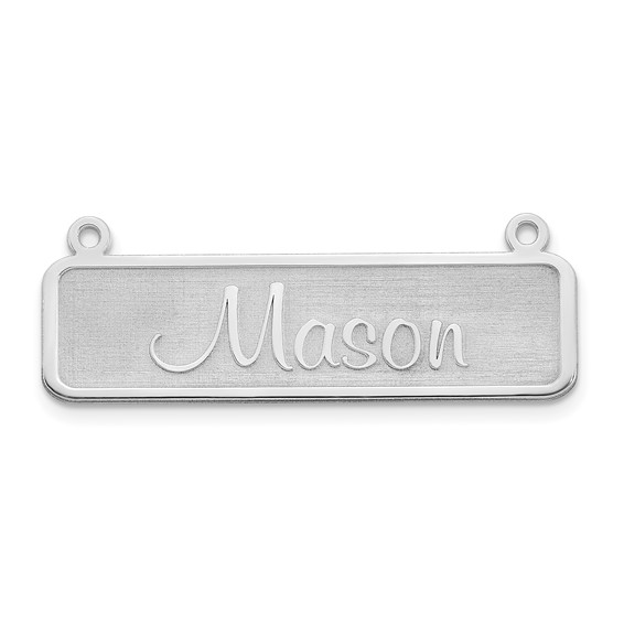 Satin Nameplate                 