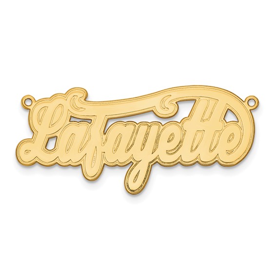 Etched Nameplate Necklace