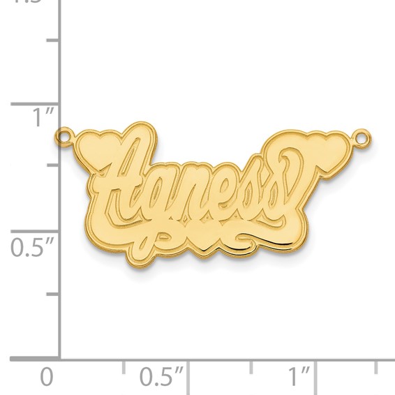 Etched Nameplate Necklace