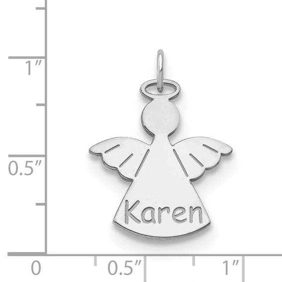 Angel Name Charm