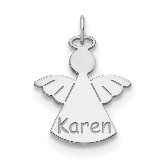 Angel Name Charm