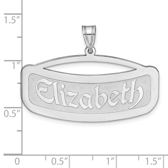 Curved Name Plate                
