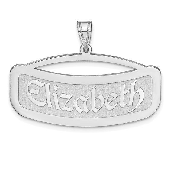 Curved Name Plate                
