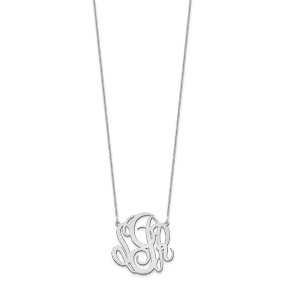 Circular Monogram Necklaces