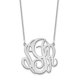 Circular Monogram Necklaces