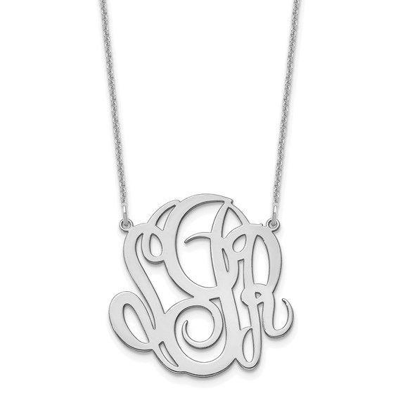 Circular Monogram Necklaces