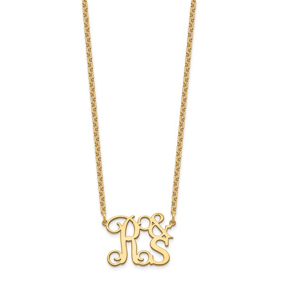 Initial & Initial Necklace