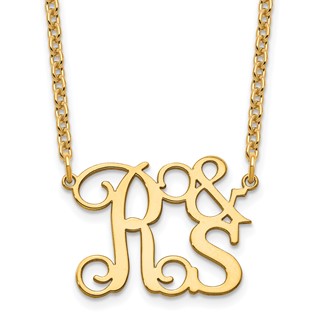 Initial & Initial Necklace