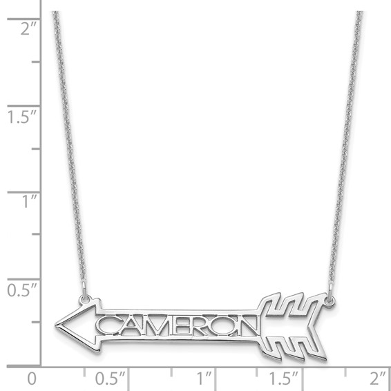Name Arrow Necklace