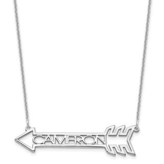 Name Arrow Necklace