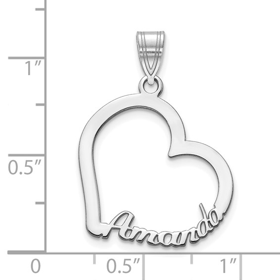 Heart Name Charm                                               