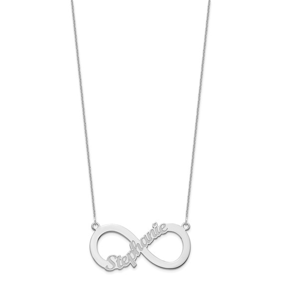 Infinity 1 or 2 Name Necklace