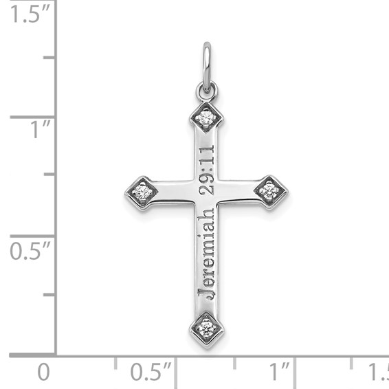 Cross With Etching