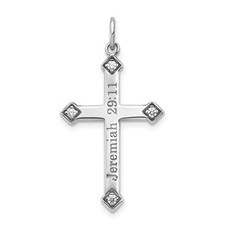Cross With Etching
