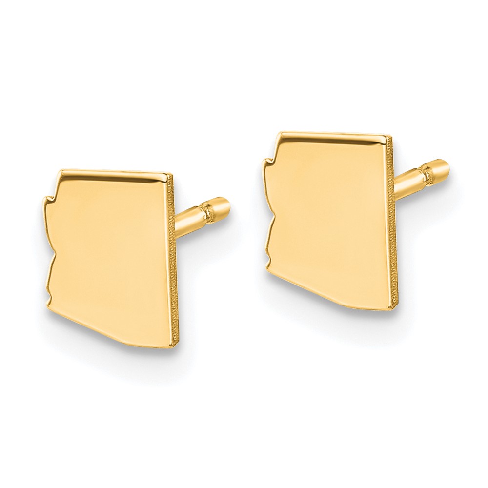 14KY Arizona State Earrings (XNE50Y-AZ)