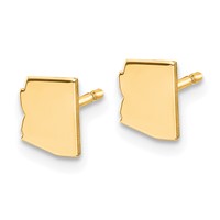 14KY Arizona State Earrings view 2
