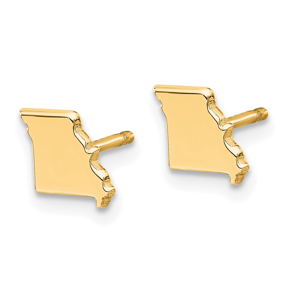 14KY Missouri State Earrings (XNE50Y-MO)